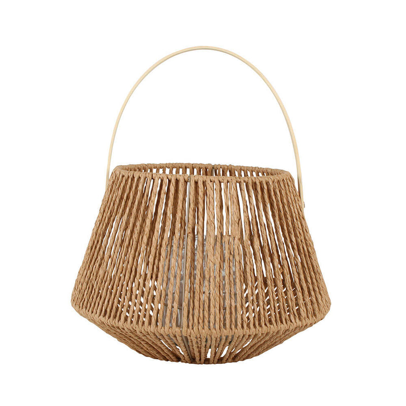 Seagrass Juku Lantern with Handle (26x18cm)