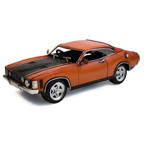 Orange 1972 Ford Falcon XA GT Coupe Car Model (26x12.5x8cm)