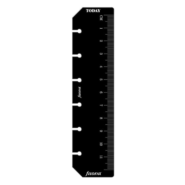 Filofax Pocket Ruler/Page Marker (Black)