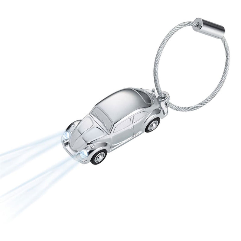 Troika VW Vehicle Keyring con luce LED (argento)