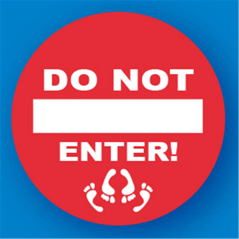 Do not Enter Metal Traffic Sign