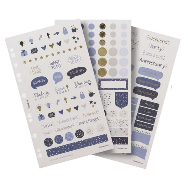 Filofax Indigo Multi-Fit Stickers