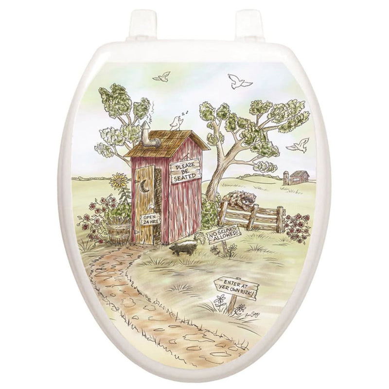 Outhouse Toilet Tattoo