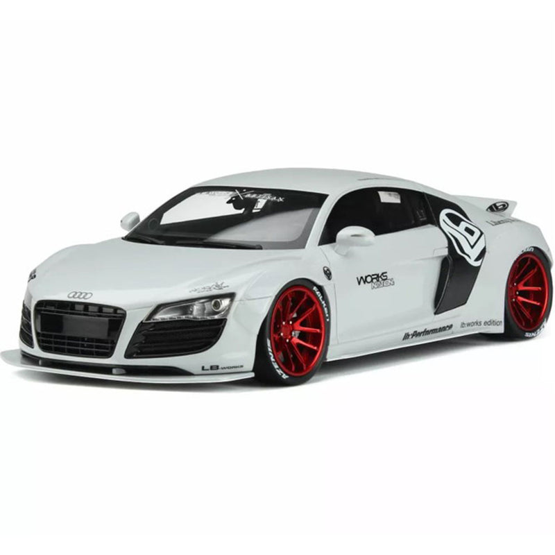 Audi R8 by LB Works 1:18 Model Car (Glacier White)