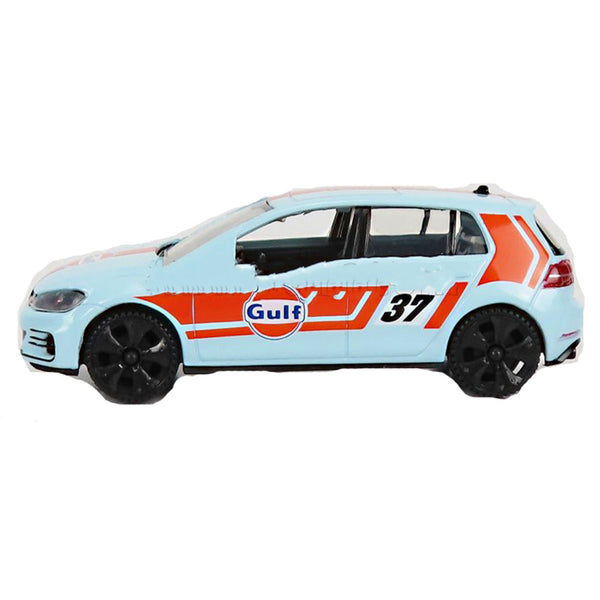 VW Gulf Series Golf A7 GTI 1:43 Scale Diorama