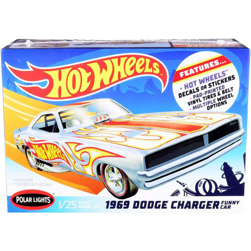  Kit de modelo de coche divertido Dodge Charger 1969 1:25