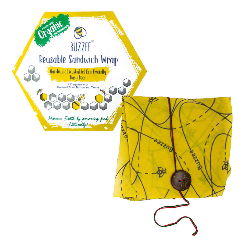 Buzzee Organic Beeswax Sandwich Wrap