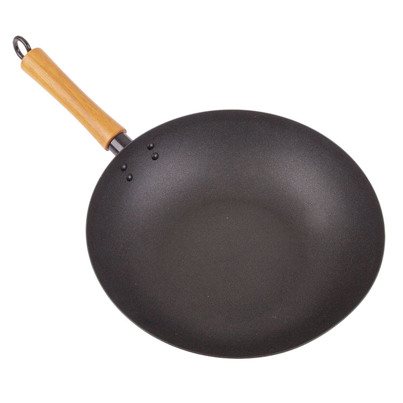 D.Line Non-Stick Excalibur Stir Fry Pan w/ Wood Handle 30cm