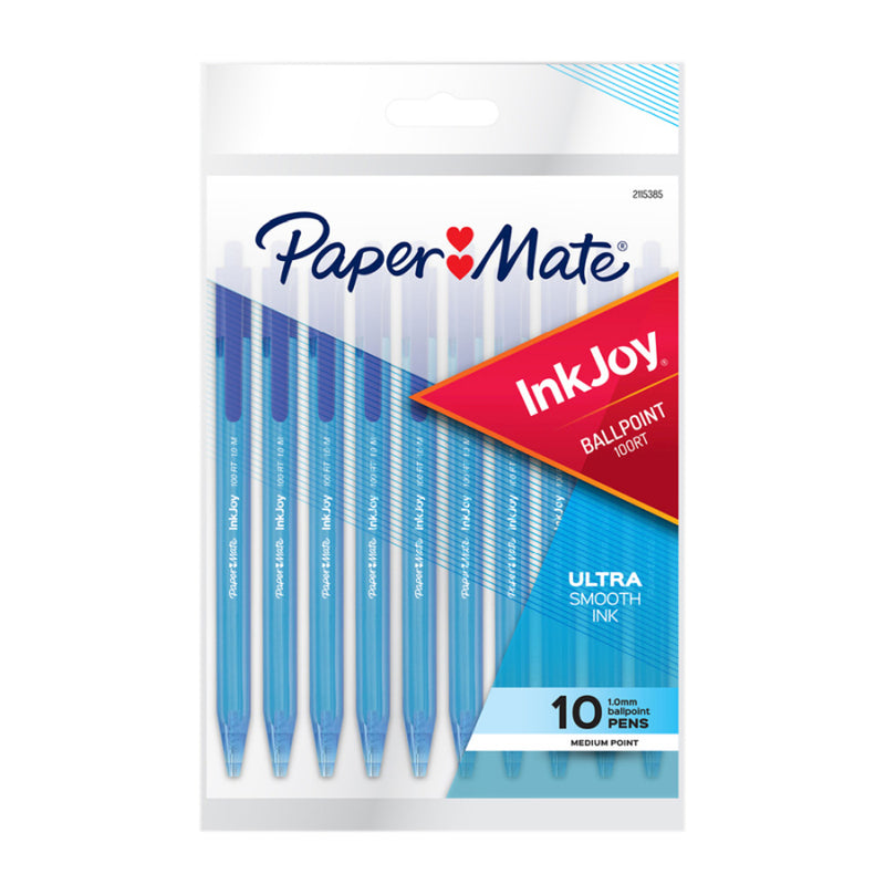 Paper Mate 10-Pack Inkjoy 100RT Ballen (caja de 12)