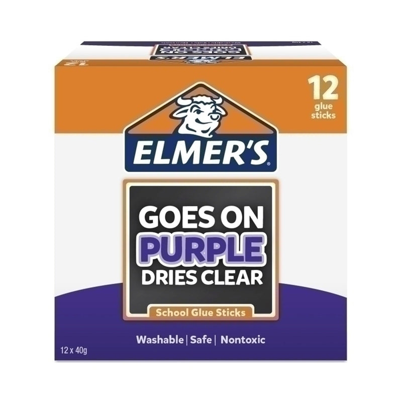 Elmers Purple Glue Stick 40g