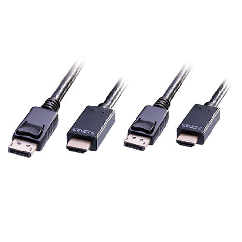 Lindy DisplayPort to HDMI 10.2G Cable