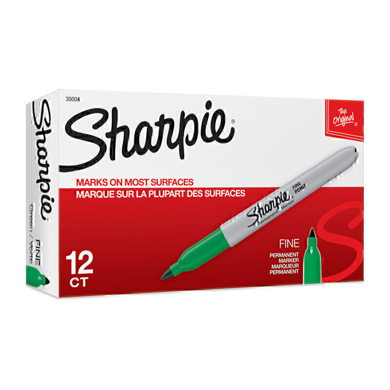 Marcador permanente de Sharpie Fino 12pk