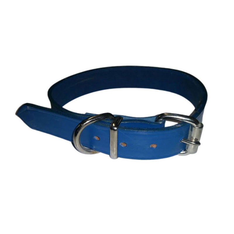 Collar semplice in pelle (blu)