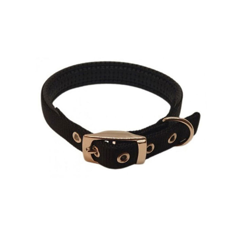 Collar acolchado de nylon (negro)