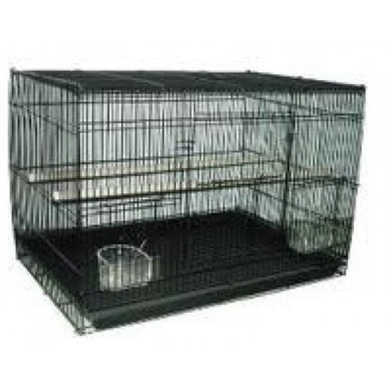 Bird Flight Cage con divisor (negro)