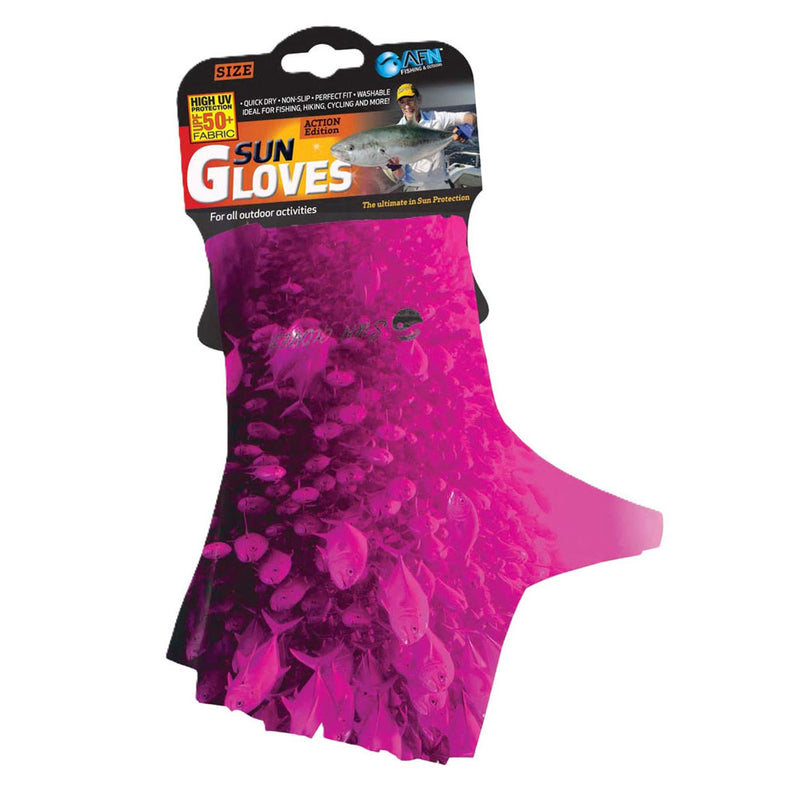 Kids Fish School Sun Glove (Pink)