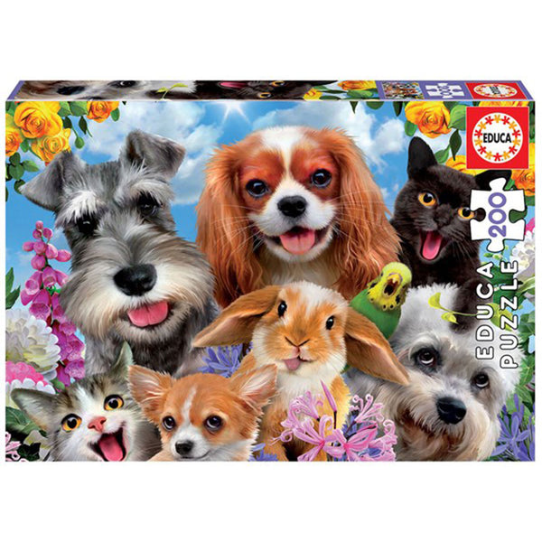 Educa Selfie Pet Parade Puzzle 200pcs