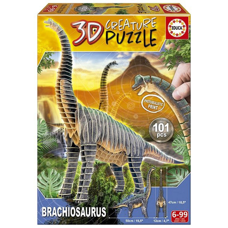 Puzzle di Dinosaur Creatura 3D Educa