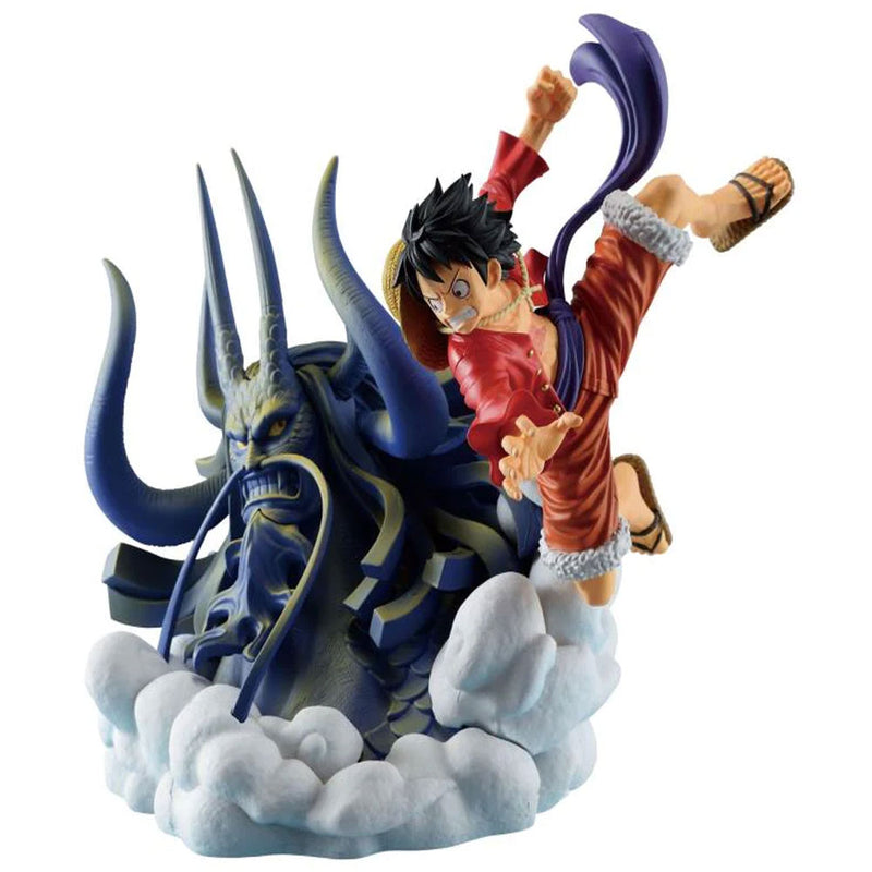 Banpresto una figura di luffy dioramatic