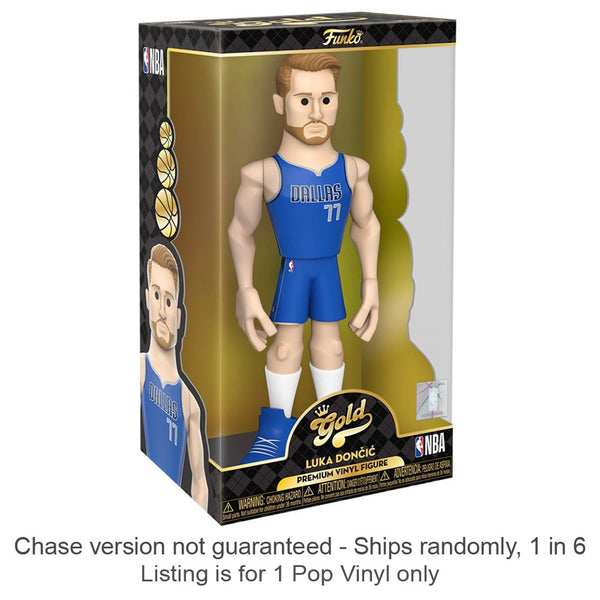 NBA: Mavericks Luka Doncic 12" Vinyl Gold Chase Ships 1 in 6