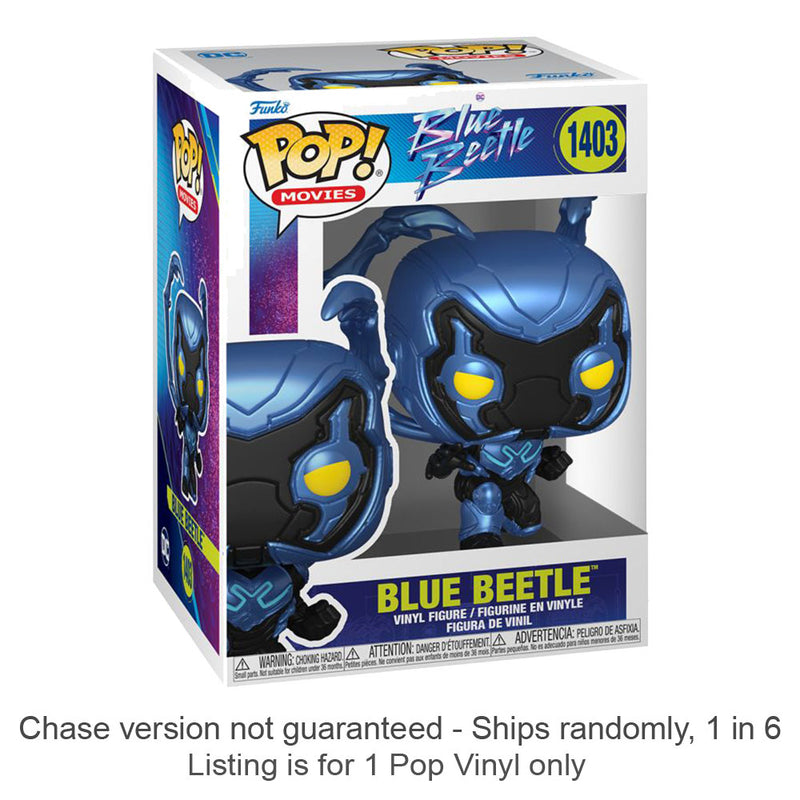 Blue Beetle Pop! Vinyl Chase Ships 1 in 6