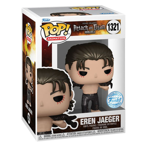 Attack on Titan Eren Jeager US Exclusive Metallic Pop! Vinyl