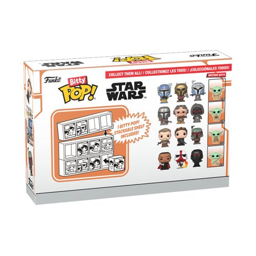 Star Wars: the Mandalorian Heavy Mandalorian Bitty Pop! 4pk