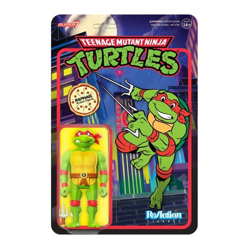 TMNT TV'87 Raphael Toon Reaction 3.75" Figure