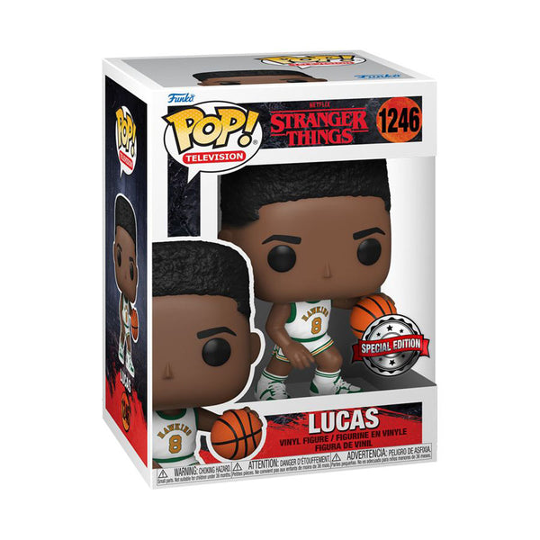 Stranger Things Lucas in Jersey US Exclusive Pop! Vinyl