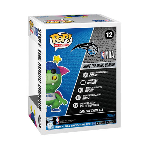 NBA: Mascots Orlando Stuff the Magic Dragon Pop! Vinyl