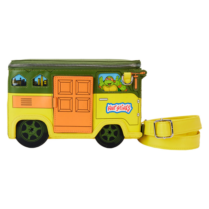 TMNT: 40th Anniv Party Wagon Figural Crossbody Bag