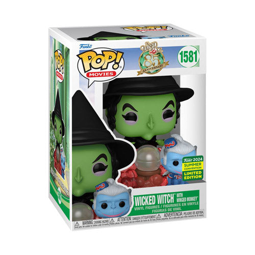 Wizard of Oz Wicked Witch w/ Winged Monkey SDCC 2024 US Pop!