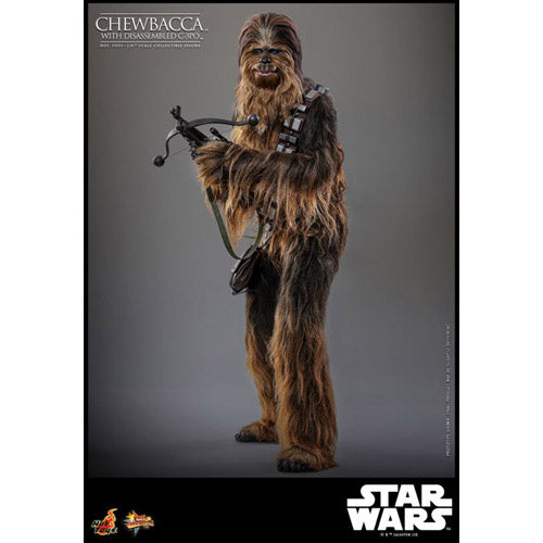 Star Wars Chewbacca with Disassembled C-3PO 1:6 Scale Figure