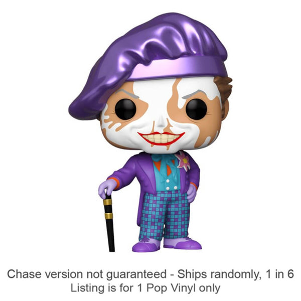 Batman 1989 Joker con Hat Pop! Vinil Chase Ships 1 in 6