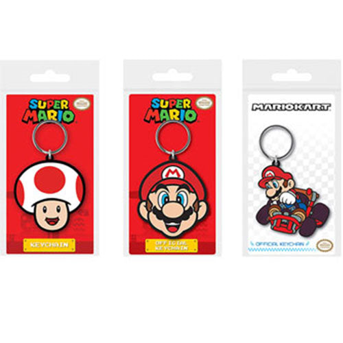 Super Mario Rubber Keyring