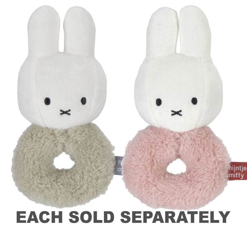 Miffy Fluffy Ring Rattle