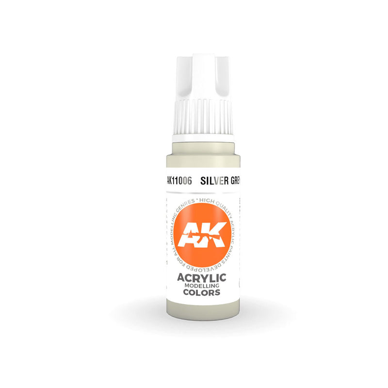 Pintura acrílica gris 3gen interactiva AK 17ml