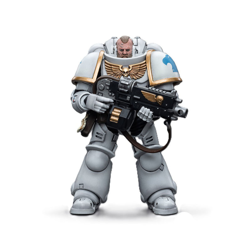 Space Marines White Consols Intercessors Action figura