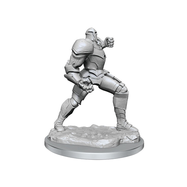 Critical Role Platinum Golem Unpainted Miniature Figure