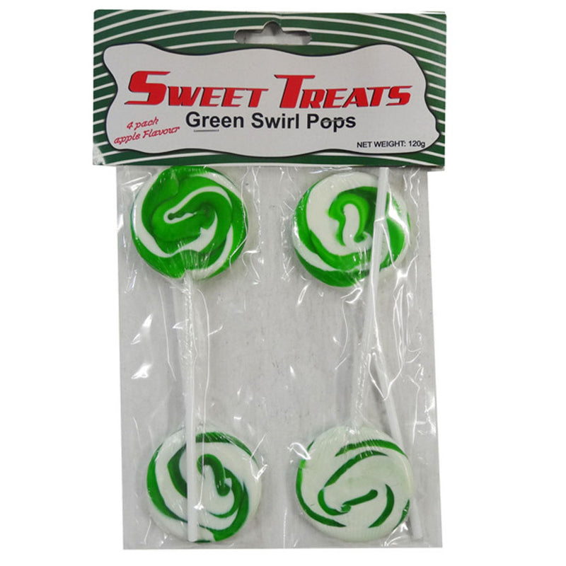 Sweet Treats Swirl Pops 4pk (120g)