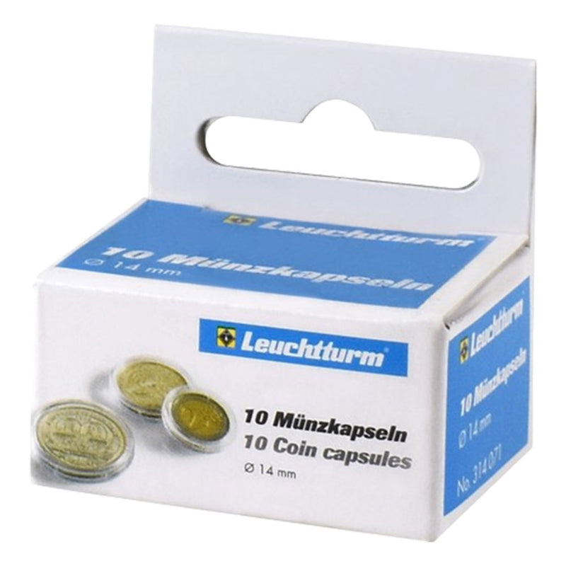 Leuchtturm Coin Capsules 10pk (from Size 10-19)