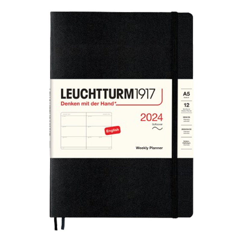 LEUCHTTURM 2024 Planificador de la semana A5 (tapa blanda)