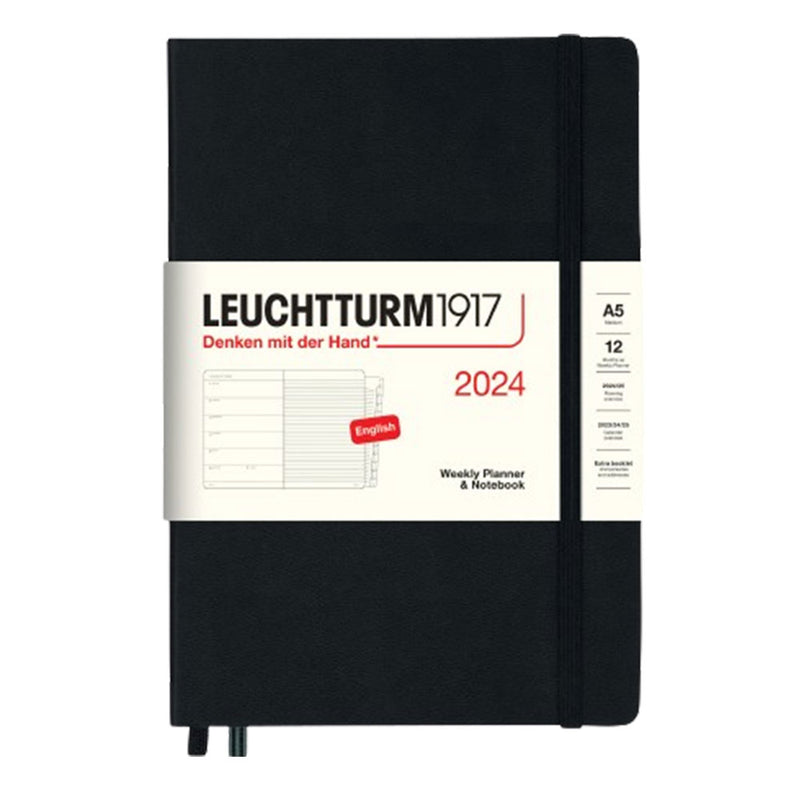 Planificador y cuaderno 2024 A5 Week con folleto