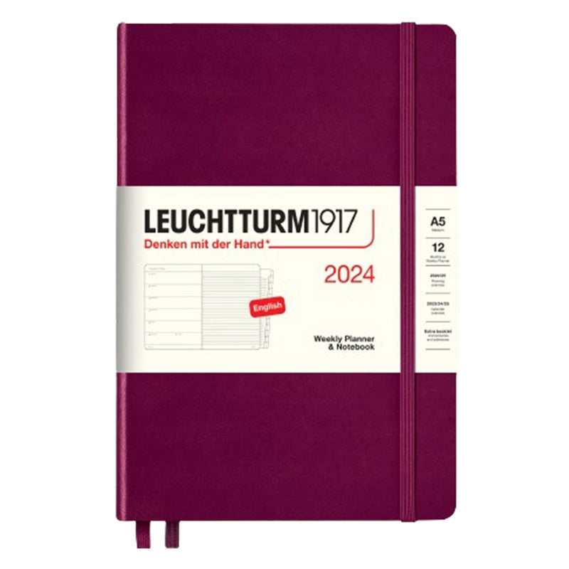 2024 A5 Week Planner & Notebook con opuscolo