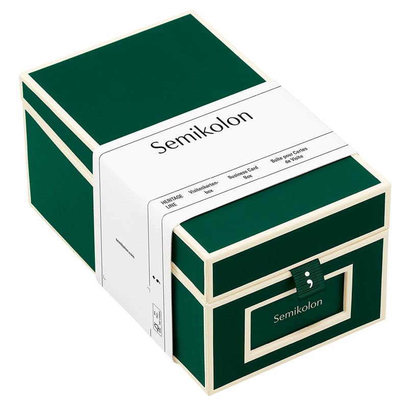 Caja de tarjetas de presentación de Semikolon