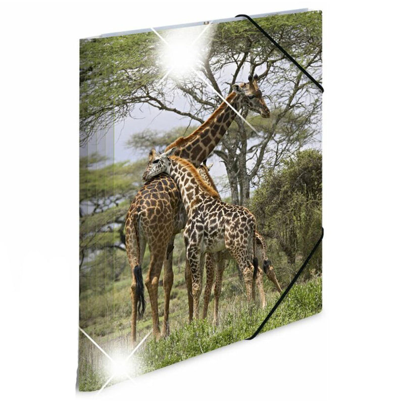 Herma Elasticated Glossy PP Folder A4 Animals