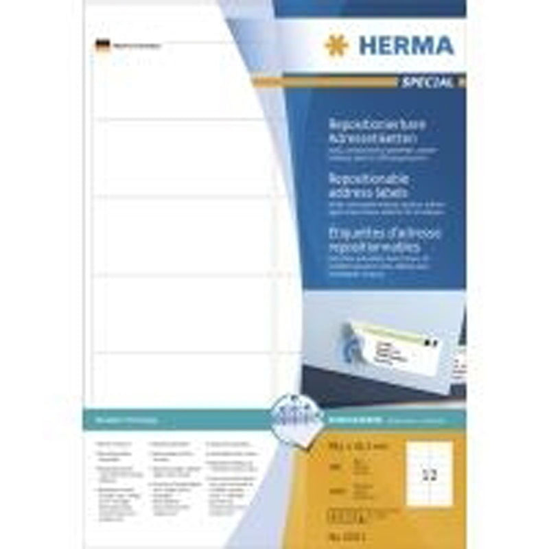 Herma Adhesive Address Labels A4 100pc (White)