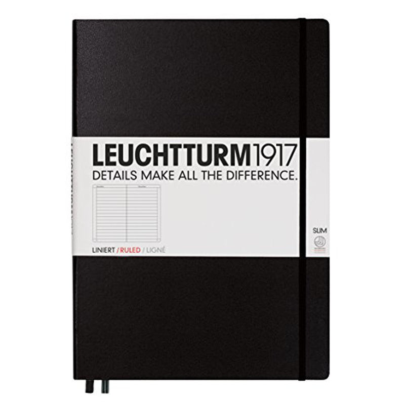 Leuchtturm HC Master Ruled Plain Notebook A4+