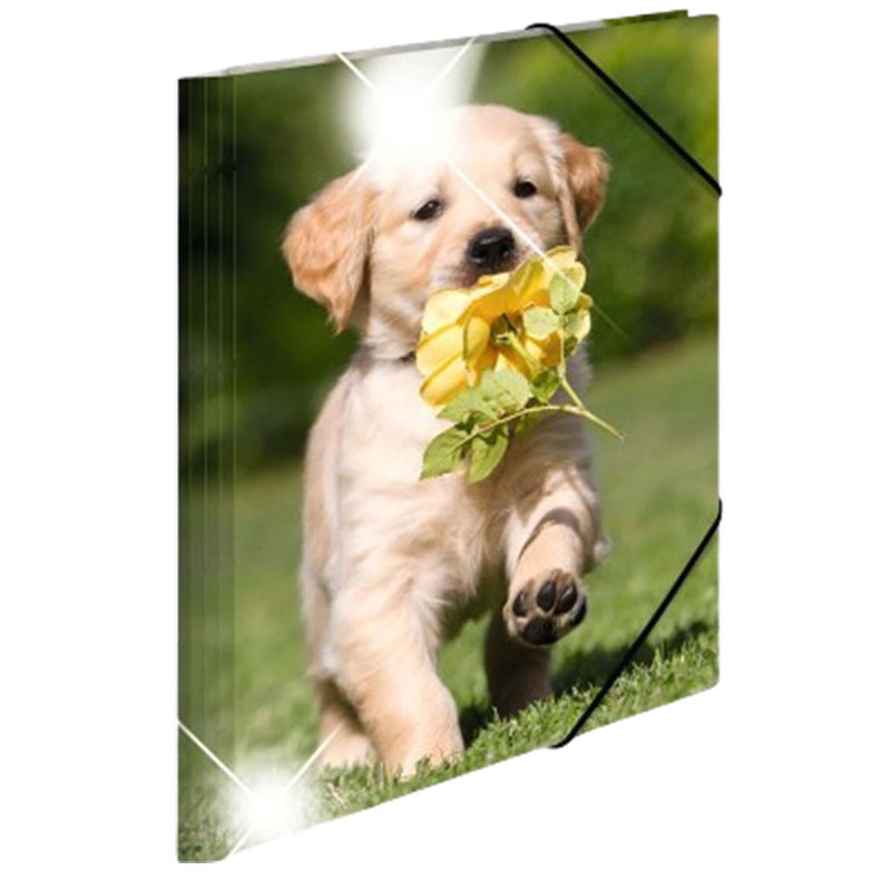 Herma Elasticated Glossy PP Folder A3 Animals