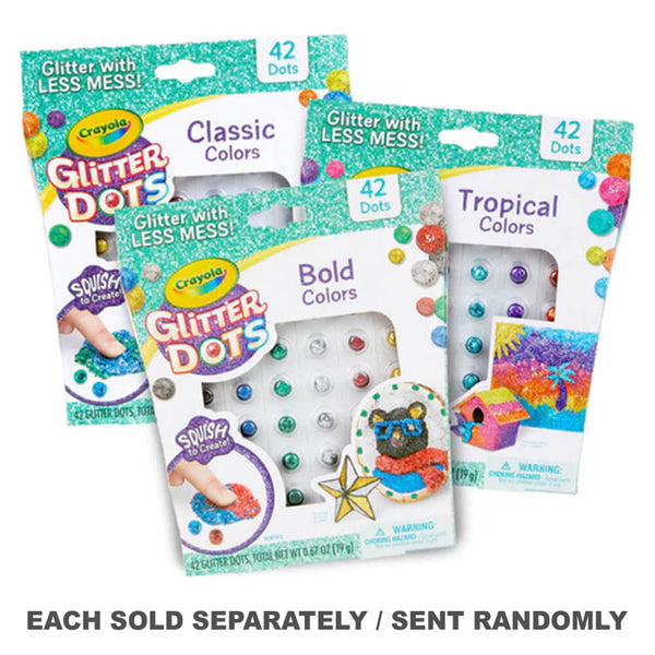  Paquetes de recambio Crayola Glitter Dots